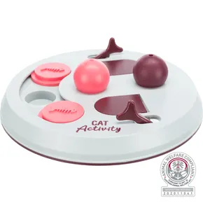 Cat Activity FLIP BOARD, stratégiai játék, o 23, bordó/rózsaszín/szürke